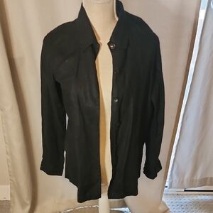 Chico's Black Button Down Shirt